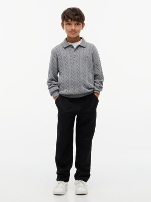 Детские брюки Tommy Hilfiger Stretch Pull-On Pant, цвет: Чёрный — фото 2