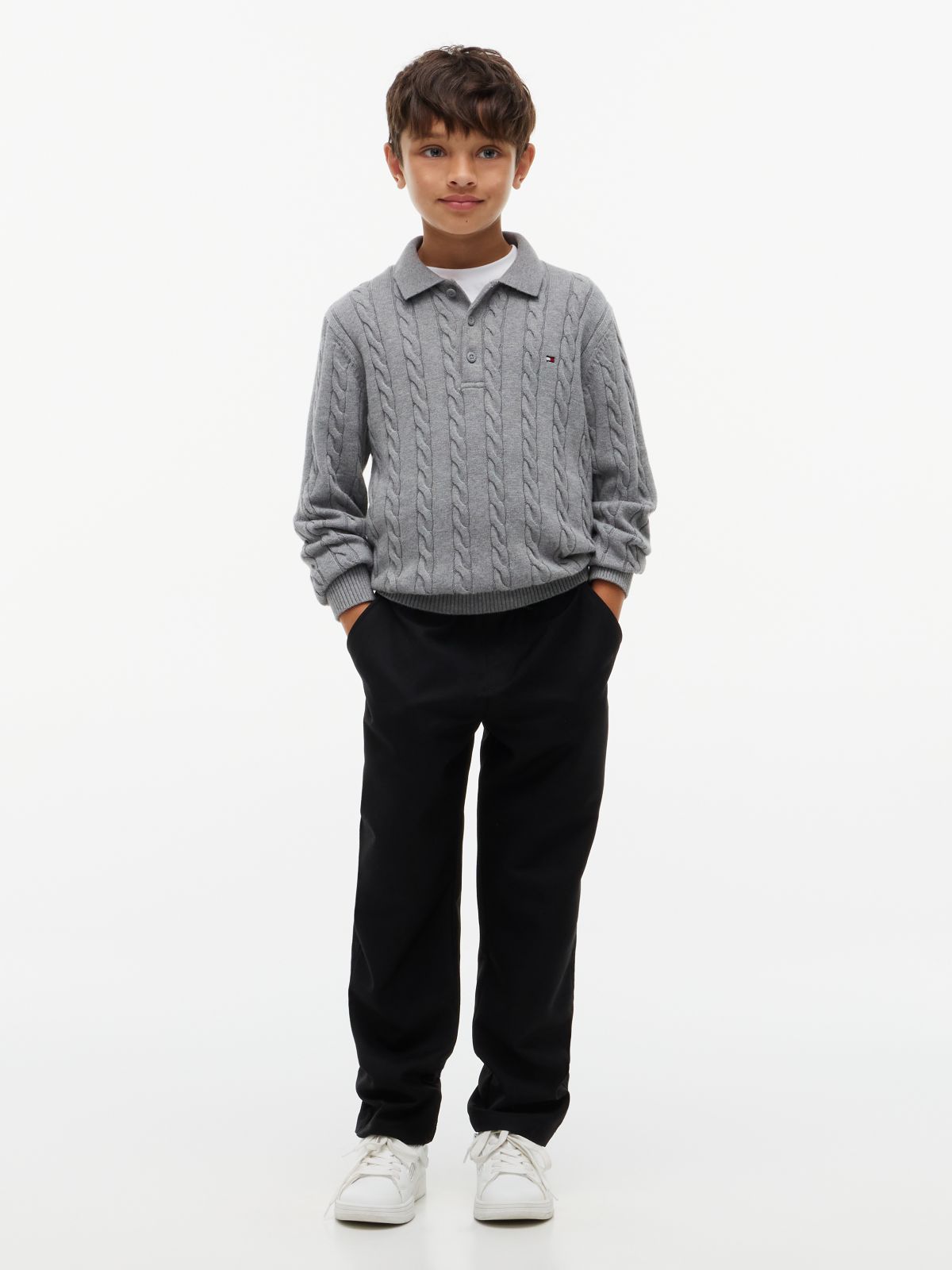 Kids' Stretch Pull-On Pant — Black