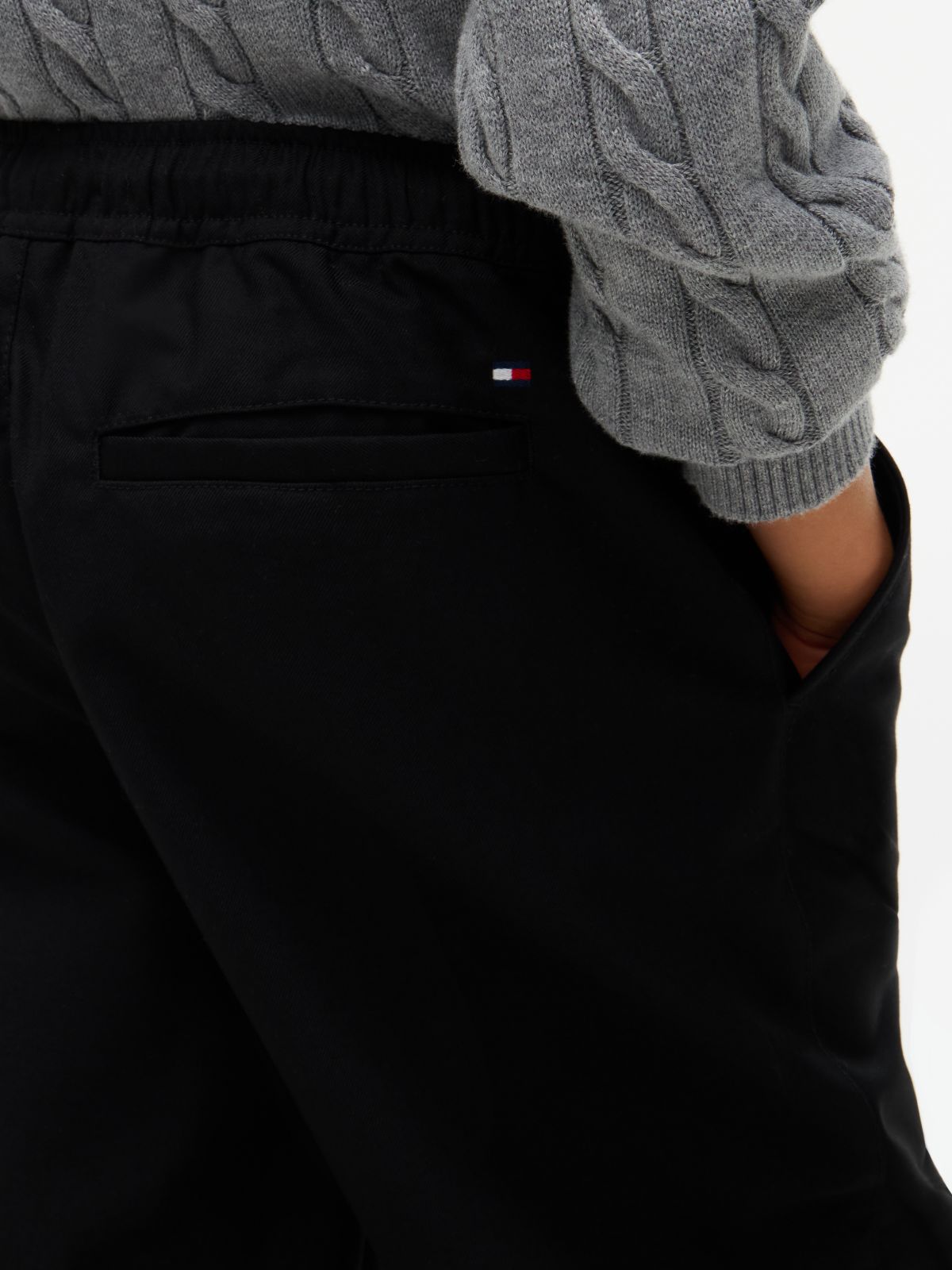 Kids' Stretch Pull-On Pant — Black