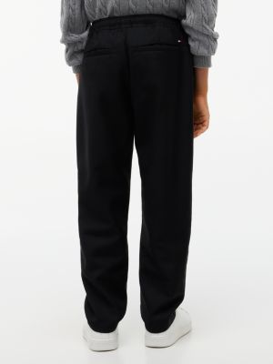 Детские брюки Tommy Hilfiger Stretch Pull-On Pant, цвет: Чёрный — фото 4