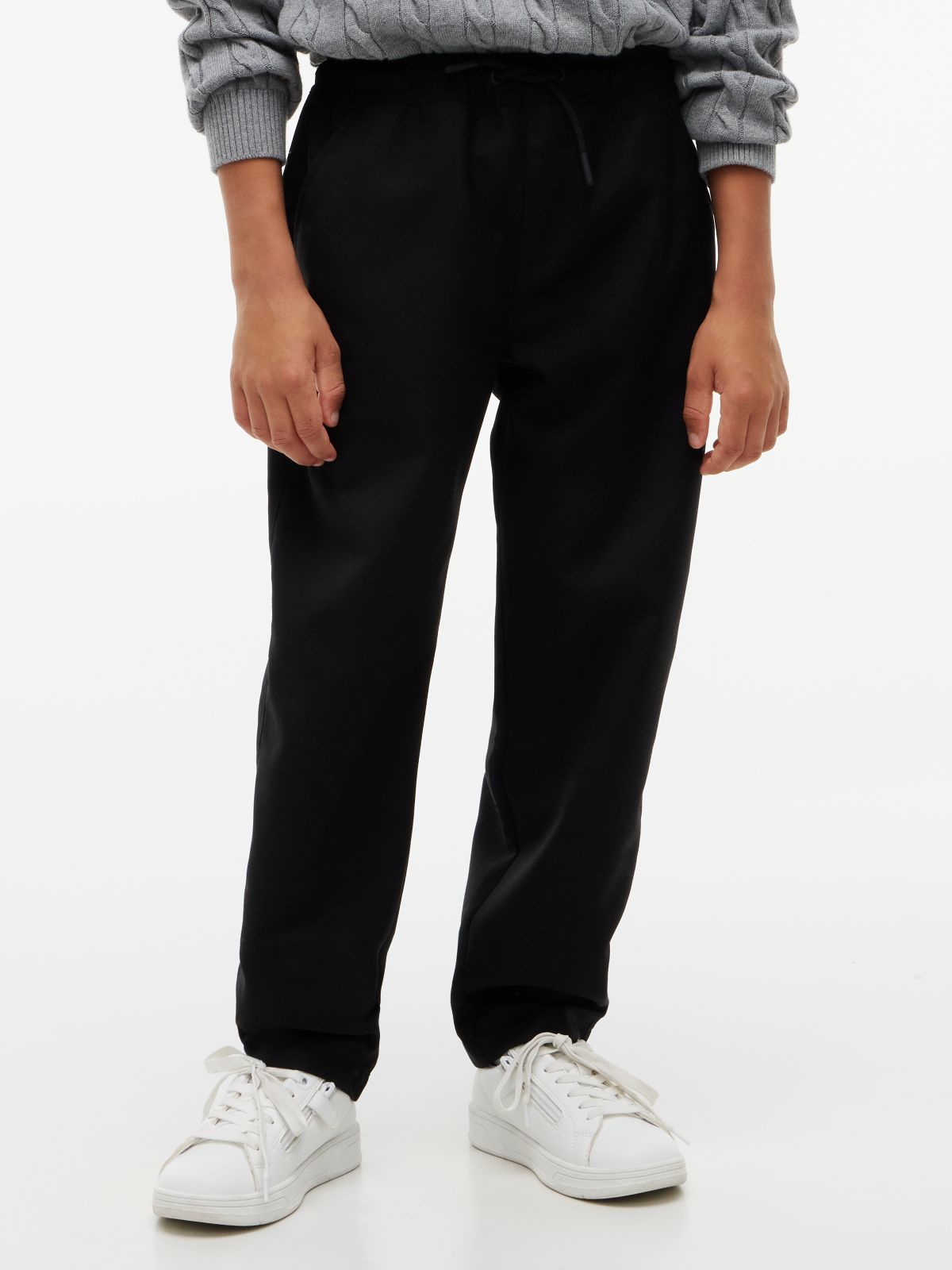 Kids' Stretch Pull-On Pant — Black
