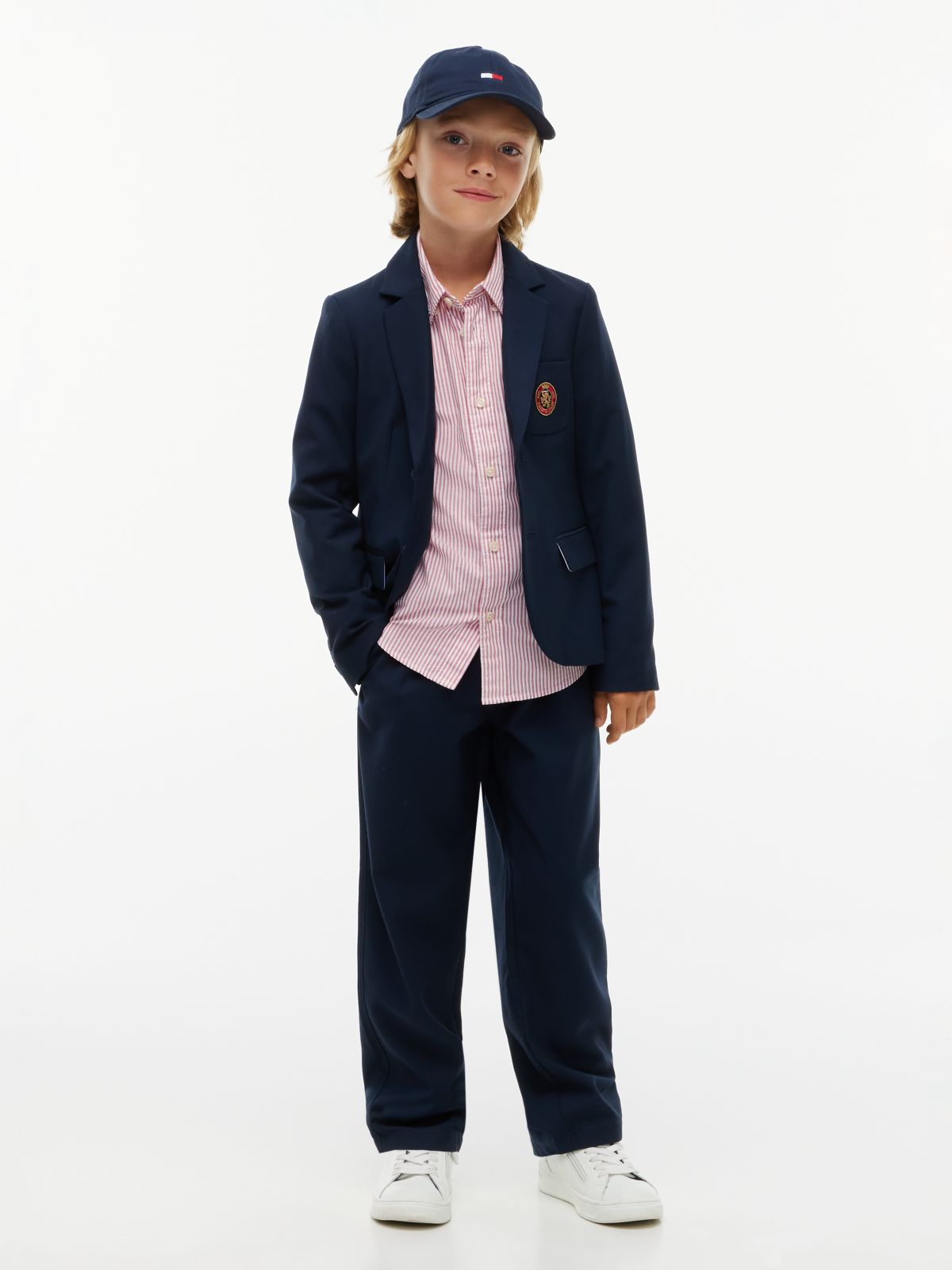 Kids' Stretch Pull-On Pant — Navy