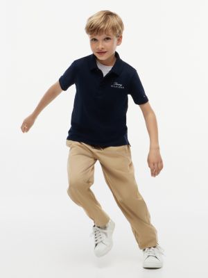 Детские свитеры Tommy Hilfiger Kids' Back Flag Logo Polo — фото 2