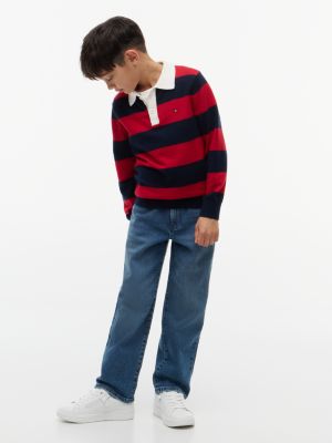 Детские джинсы Tommy Hilfiger Relaxed Jean, цвет: Синий — фото 2