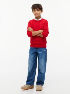 Детские джинсы Tommy Hilfiger Kids' Hilfiger Logo Baggy Jean — фото 2