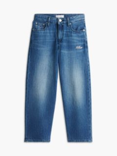 Kids' Hilfiger Logo Baggy Jean — Blue 6