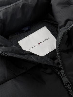 Детская куртка Tommy Hilfiger Water-Resistant Puffer, цвет: Чёрный — фото 7