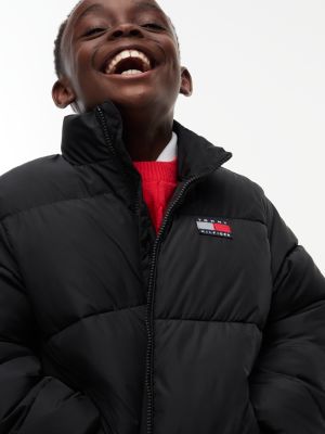 Детская куртка Tommy Hilfiger Water-Resistant Puffer, цвет: Чёрный — фото 3