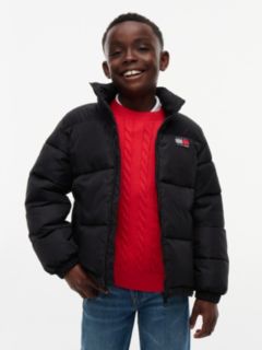 Kids' Water-Resistant Puffer — Black 1
