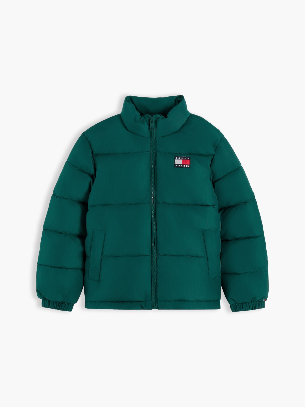Kids' Water-Resistant Puffer — Rural Green