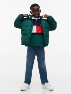 Kids' Water-Resistant Puffer — Rural Green 2