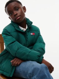 Kids' Water-Resistant Puffer — Rural Green 3