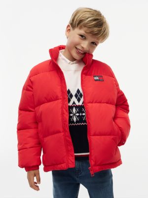 Kids' Water-Resistant Puffer, Red Glare
