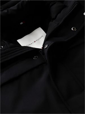 Детская куртка Tommy Hilfiger Water-Resistant Hooded, цвет: Чёрный — фото 8