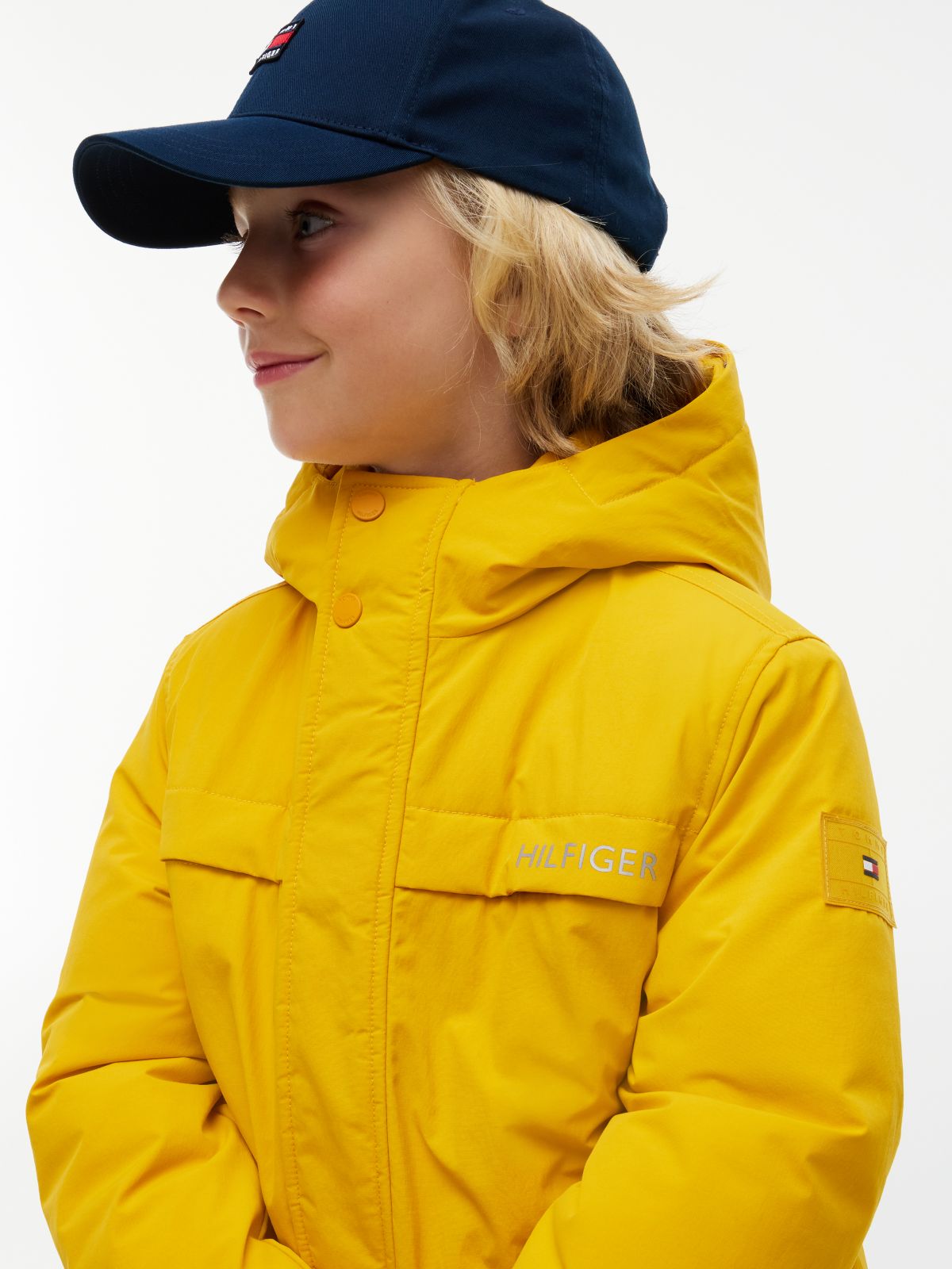 Kids' Water-Resistant Hooded Parka — Countryside Yellow