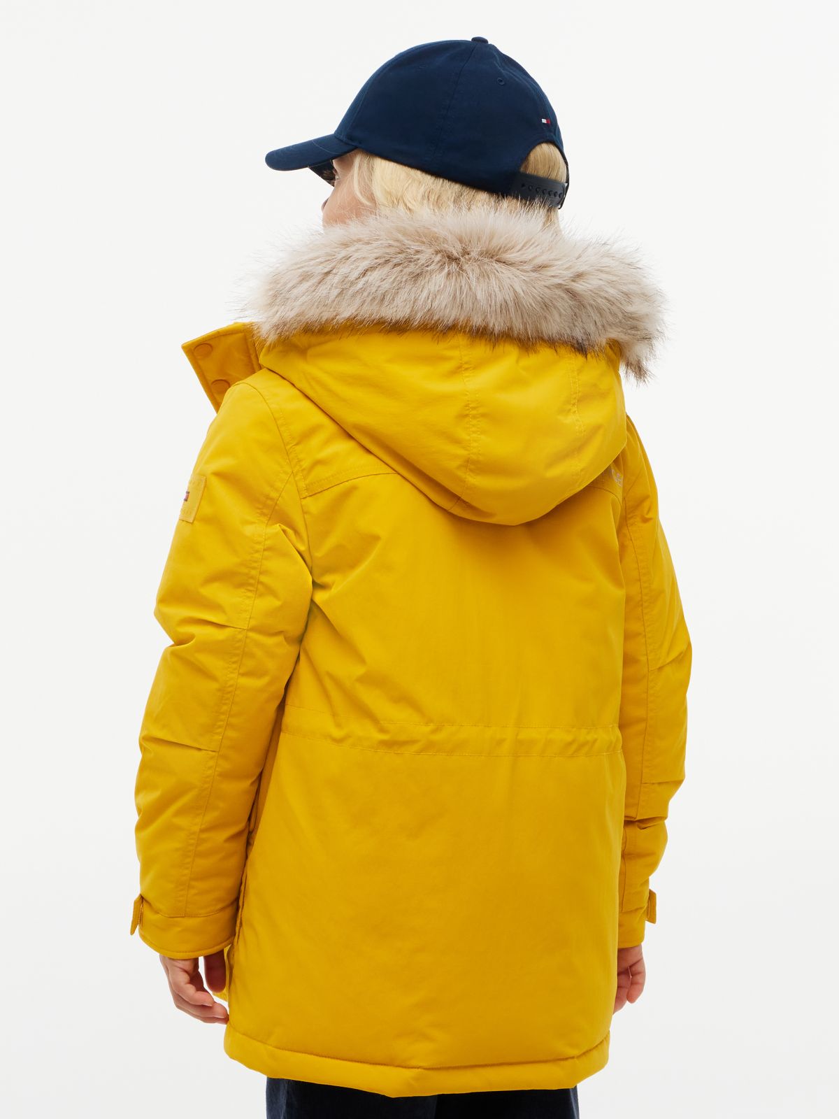 Kids' Water-Resistant Hooded Parka — Countryside Yellow