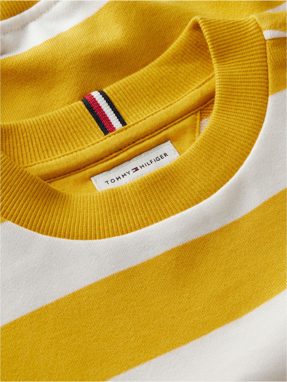 Kids' Sport Logo Striped Sweatshirt — Countryside Yellow Stripe