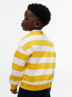 Kids' Sport Logo Striped Sweatshirt — Countryside Yellow Stripe 4