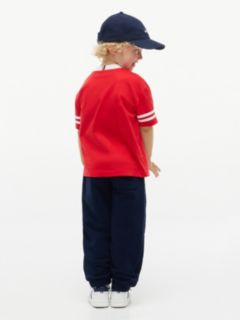 Kids' Sport Logo T-Shirt & Jogger Set — Red Glare 4