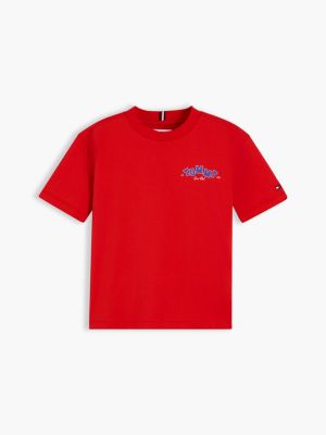 Детские футболки Tommy Hilfiger Kids' Tommy Sport Club Logo T-Shirt — фото 5