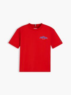 Kids' Tommy Sport Club Logo T-Shirt — Red Glare 5