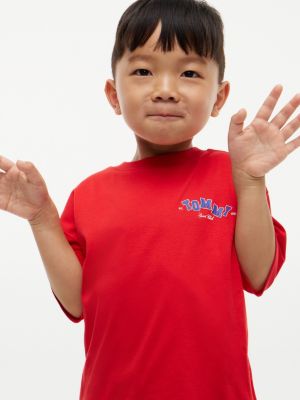 Детские футболки Tommy Hilfiger Kids' Tommy Sport Club Logo T-Shirt — фото 3