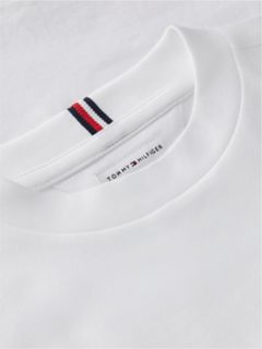 Kids' Tommy Sport Club Logo T-Shirt — White 6