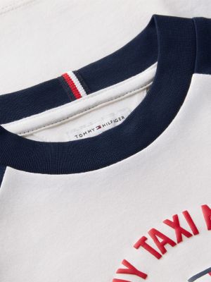 Детская футболка Tommy Hilfiger Raglan Taxi Logo, цвет: Тёмный синий — фото 6