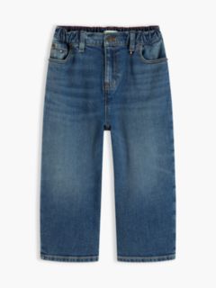 Kids' Tommy 1985 Logo Wide Leg Jean — Blue 5