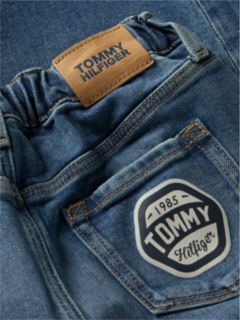 Kids' Tommy 1985 Logo Wide Leg Jean — Blue 6