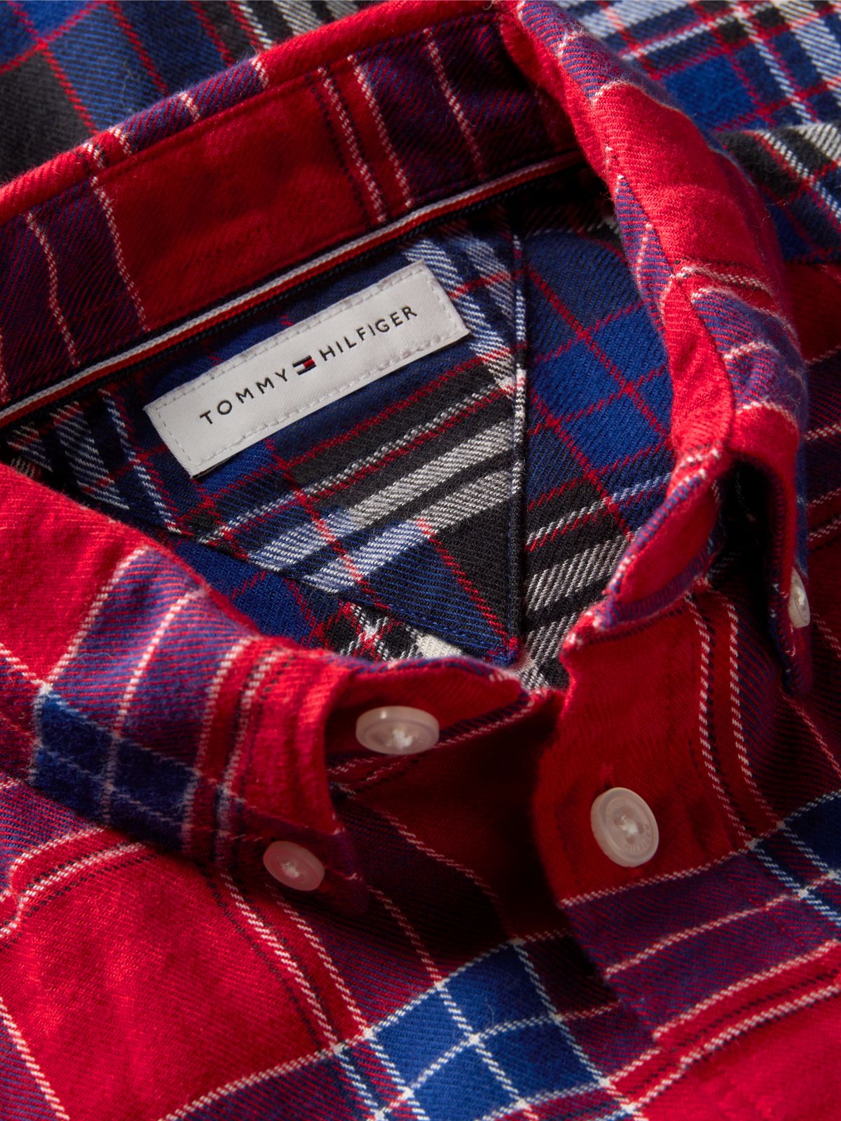 Kids' Crest Logo Multicheck Shirt — Black Check
