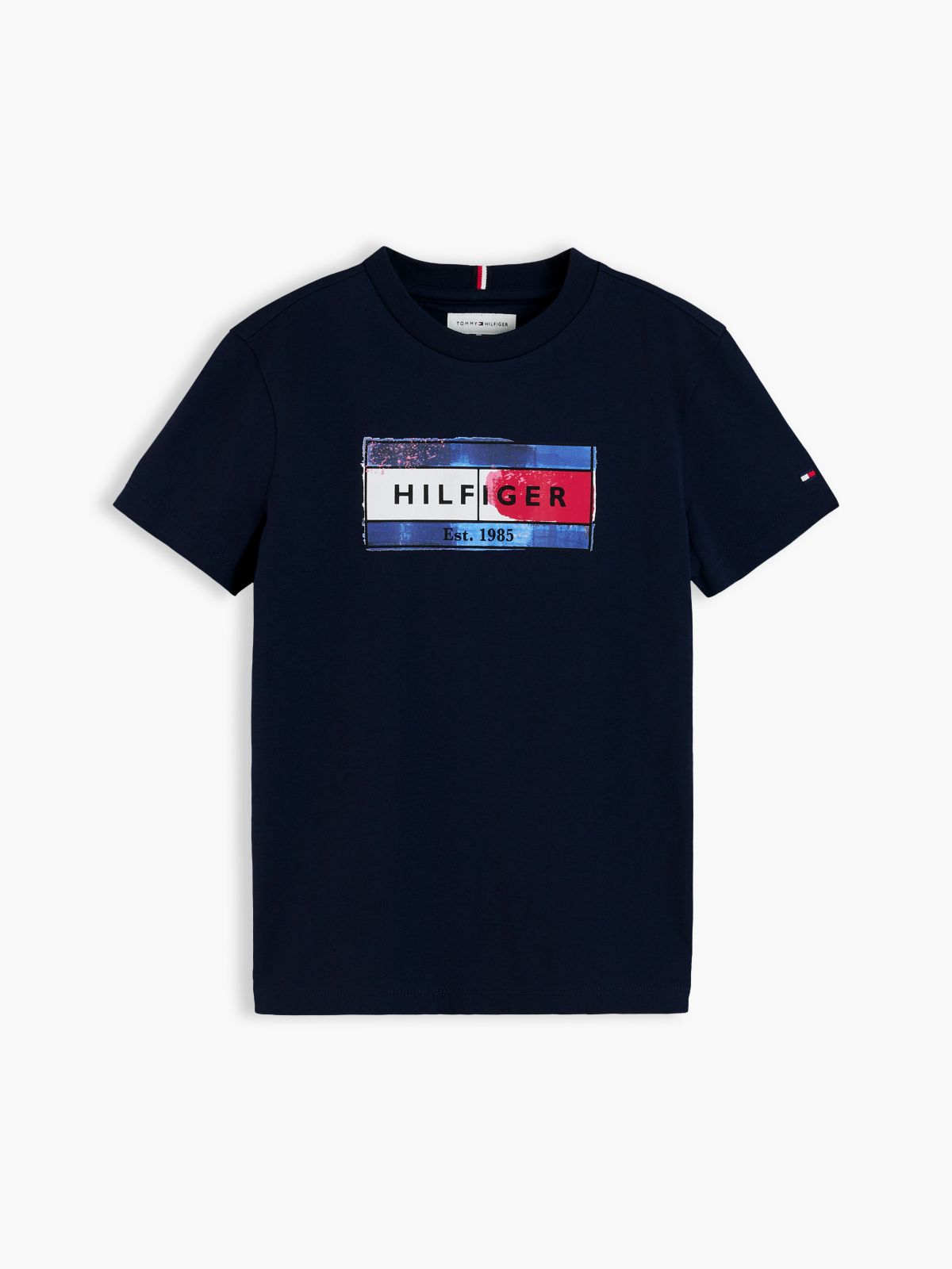 Kids' Hilfiger Flag Graphic T-Shirt — Blue