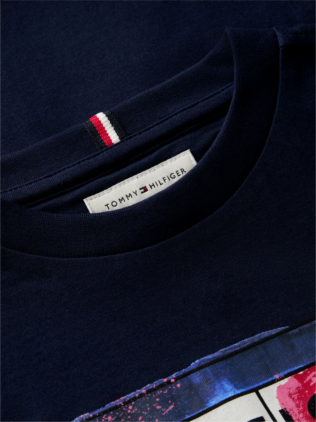Kids' Hilfiger Flag Graphic T-Shirt — Blue
