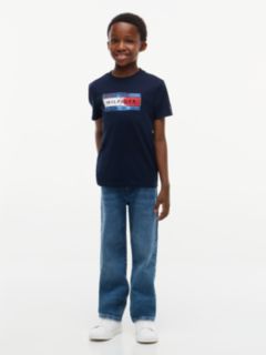 Kids' Hilfiger Flag Graphic T-Shirt — Blue 2