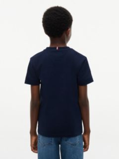 Kids' Hilfiger Flag Graphic T-Shirt — Blue 4