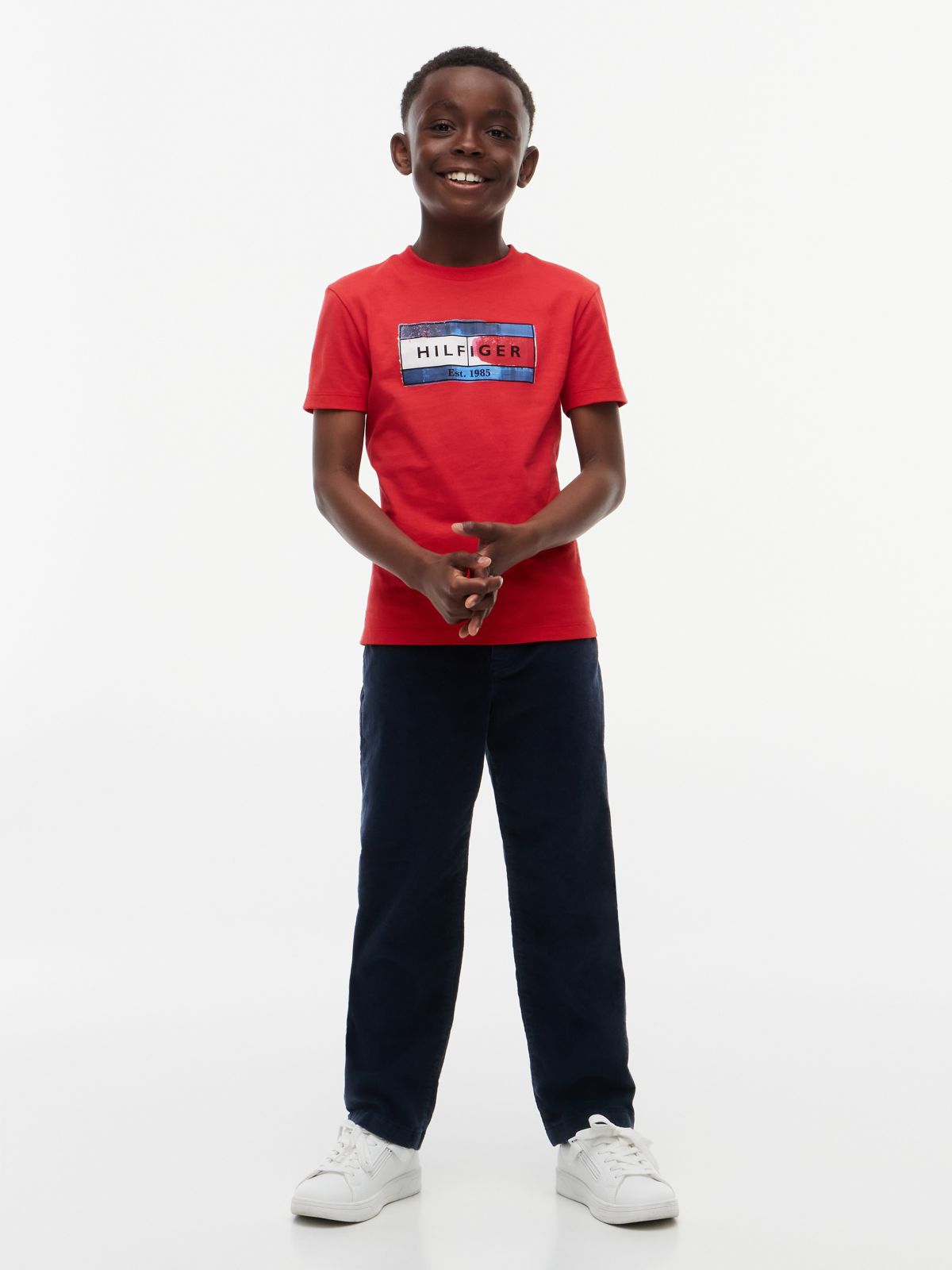 Kids' Hilfiger Flag Graphic T-Shirt — Red Glare