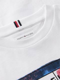 Kids' Hilfiger Flag Graphic T-Shirt — White 6