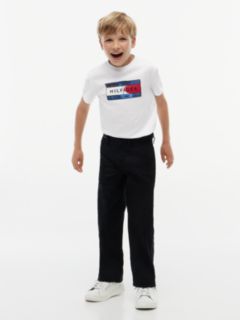 Kids' Hilfiger Flag Graphic T-Shirt — White 2