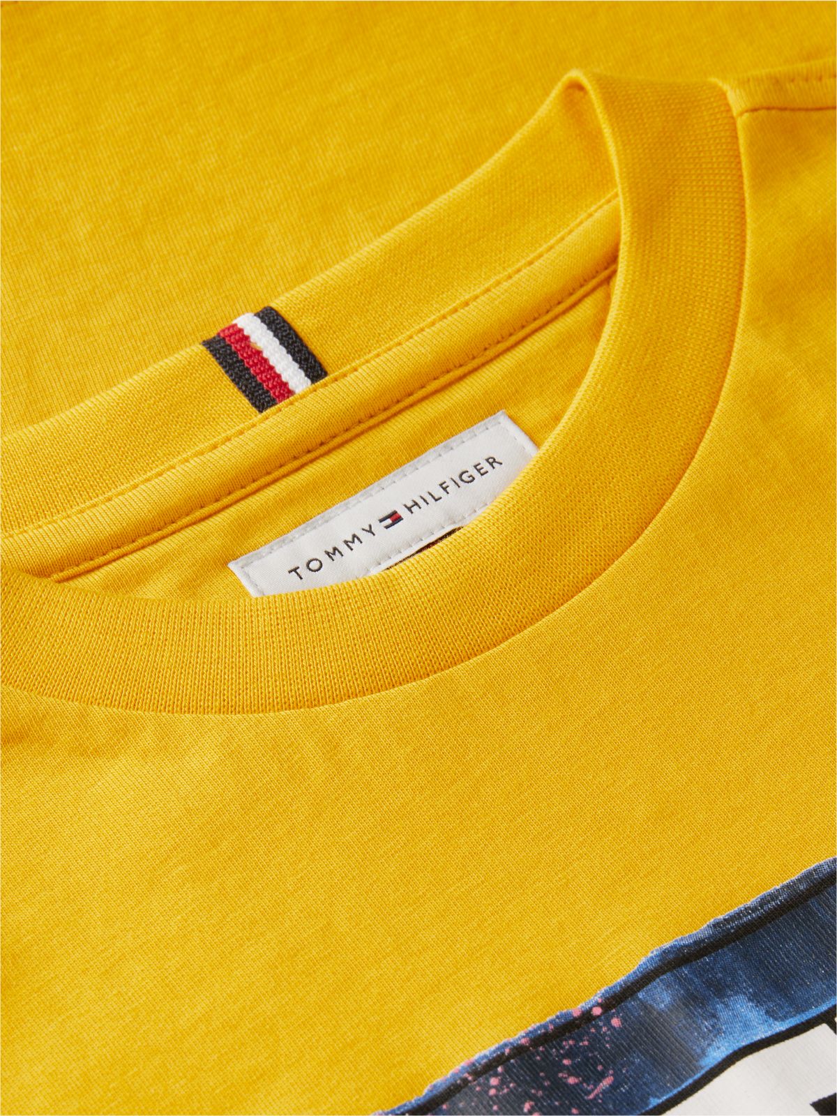 Kids' Hilfiger Flag Graphic T-Shirt — Countryside Yellow
