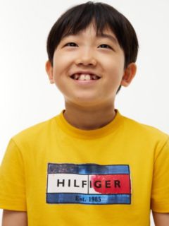 Kids' Hilfiger Flag Graphic T-Shirt — Countryside Yellow 3