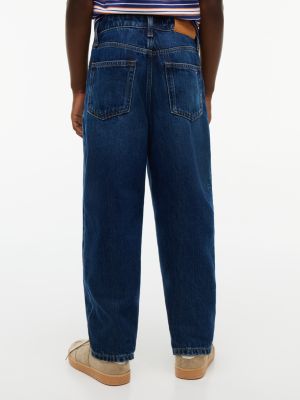Детские джинсы Tommy Hilfiger Barrel, цвет: Тёмная варка — фото 4
