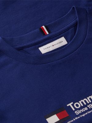 Детская футболка Tommy Hilfiger Hilfiger Flag, цвет: Синий — фото 6