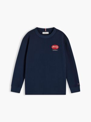 Детская футболка Tommy Hilfiger Workwear Logo, цвет: Тёмно-синий — фото 5