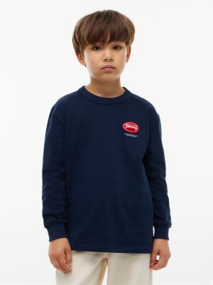 Kids' Workwear Logo T-Shirt, Navy