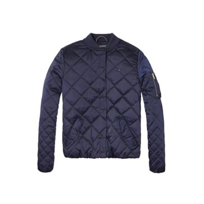 tommy hilfiger quilted bomber