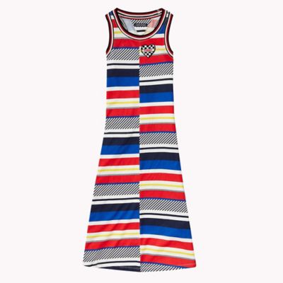 tommy hilfiger striped maxi dress