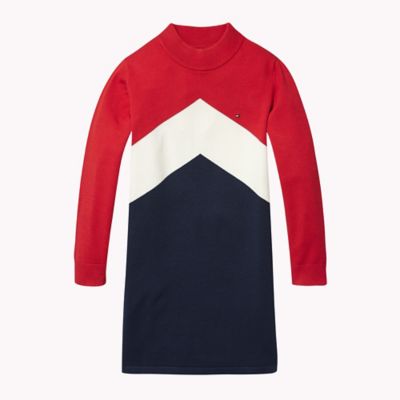 Kids Chevron Sweater Dress | Tommy Hilfiger