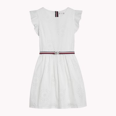 tommy hilfiger black and white dress