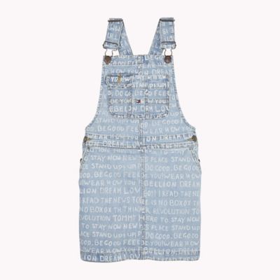 tommy hilfiger denim overall dress