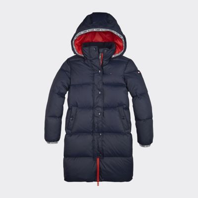 tommy hilfiger long puffer